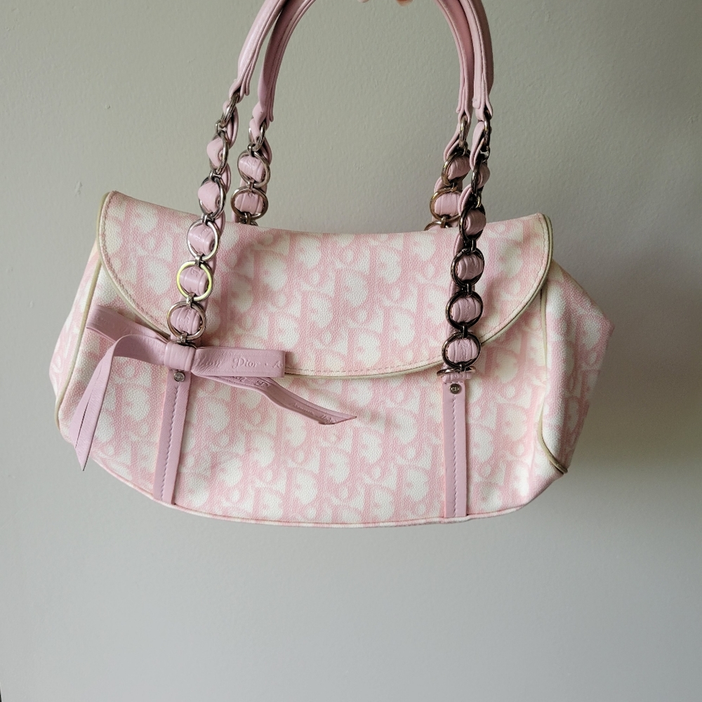 Vintage Dior Romantique girly Pink leather bag